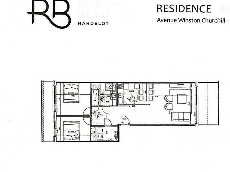 Appartement Nesles - 2 chambres