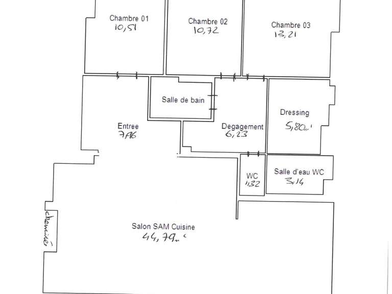 Appartement Neuilly-sur-Seine - 3 chambres - 112m²