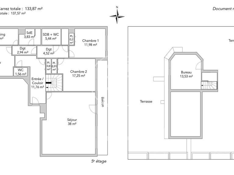 Appartement Neuilly-sur-Seine - 3 chambres - 295m²