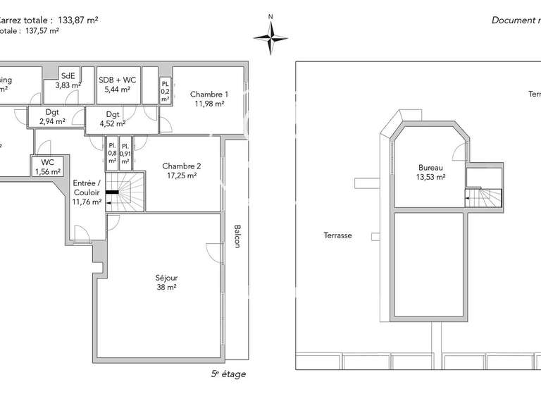 Appartement Neuilly-sur-Seine - 3 chambres - 295m²
