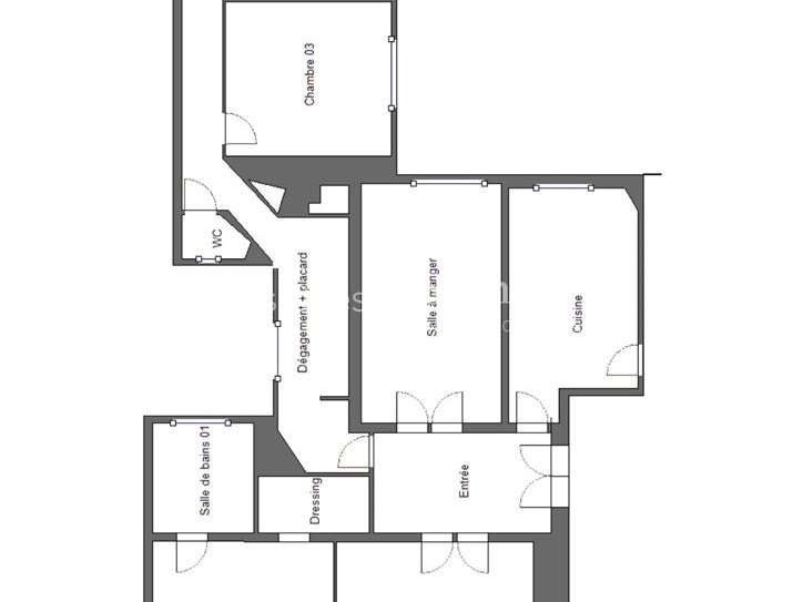 Appartement Neuilly-sur-Seine - 3 chambres - 147m²