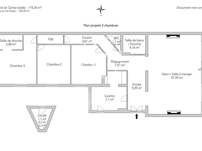 Apartment Neuilly-sur-Seine - 2 bedrooms - 124m²
