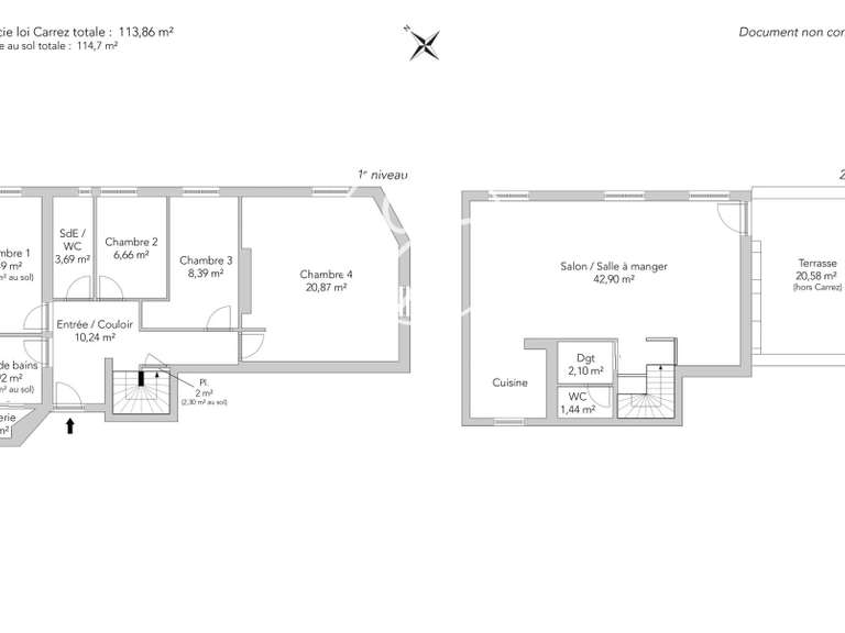Apartment Neuilly-sur-Seine - 4 bedrooms - 114m²