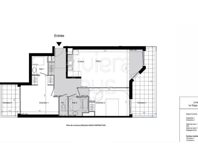 Apartment Nice - 82m²