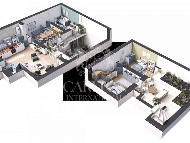 Apartment Nice - 3 bedrooms - 93m²