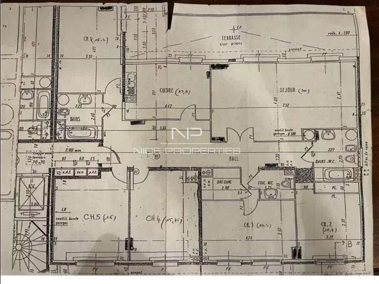 Appartement Nice - 4 chambres - 195m²