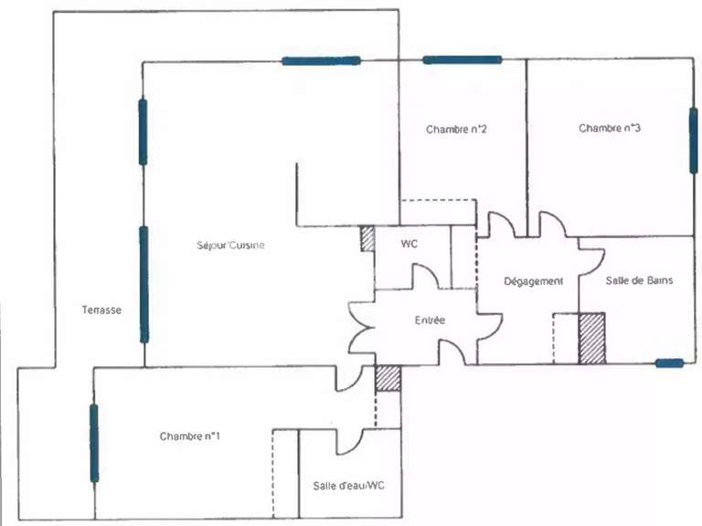 Appartement Nice - 3 chambres - 100m²