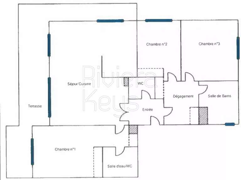 Appartement Nice - 3 chambres - 100m²