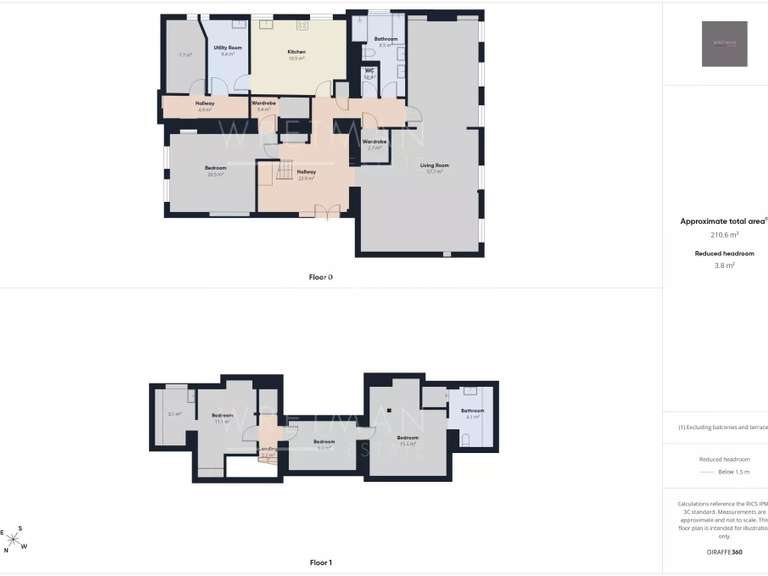 Apartment Nice - 3 bedrooms - 190m²