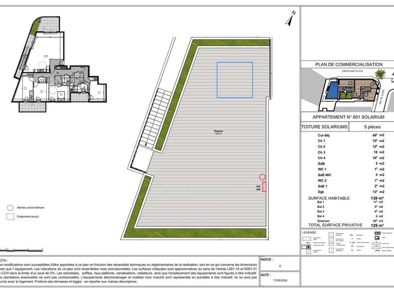 Apartment Nice - 4 bedrooms - 139m²