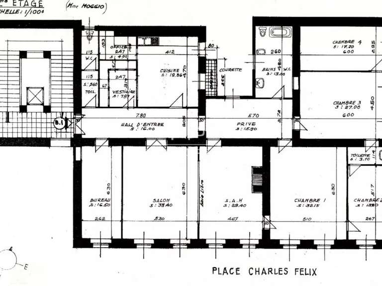 Appartement Nice - 4 chambres - 249m²