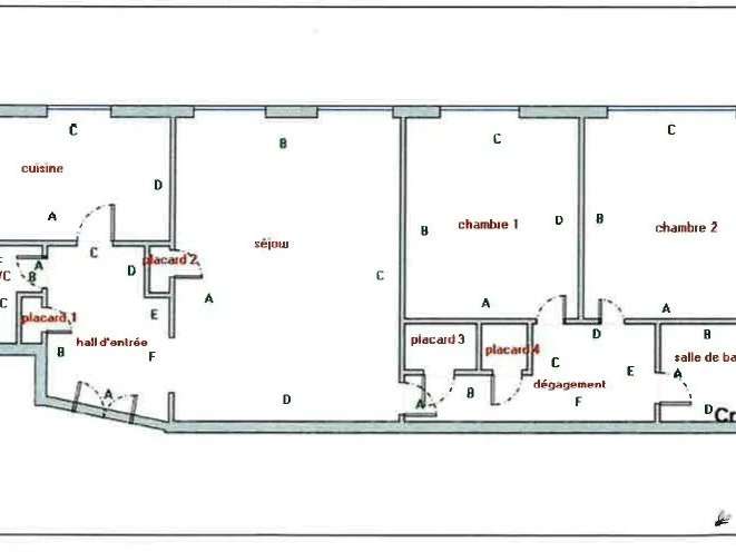 Appartement Nice - 2 chambres - 84m²
