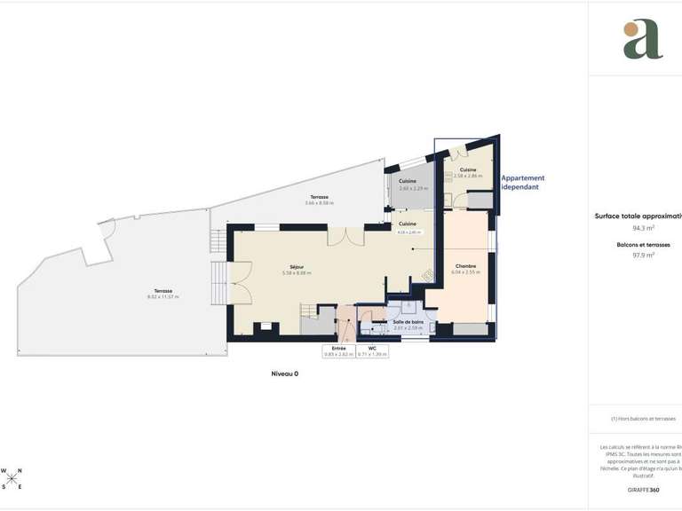 Maison avec Vue sur mer Nice - 6 chambres - 173m²