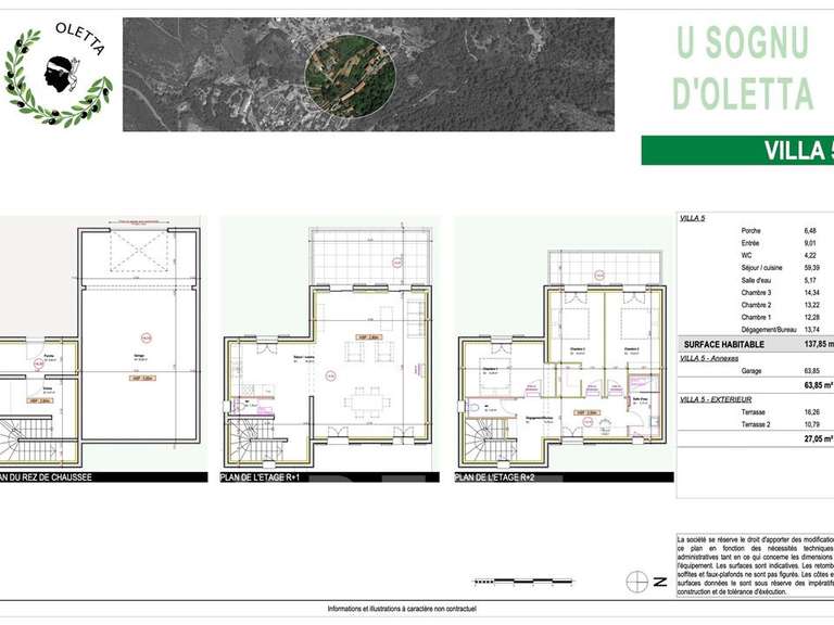 Maison Oletta - 3 chambres - 138m²