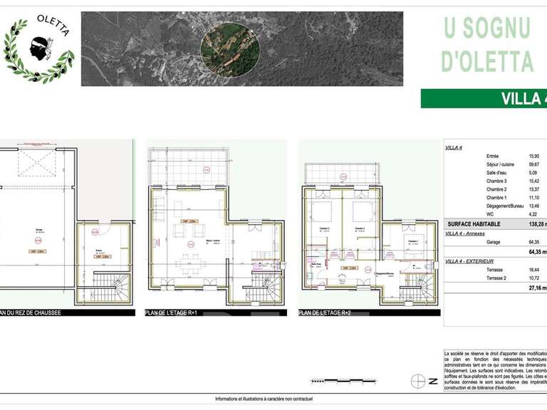 Maison Oletta - 3 chambres - 138m²