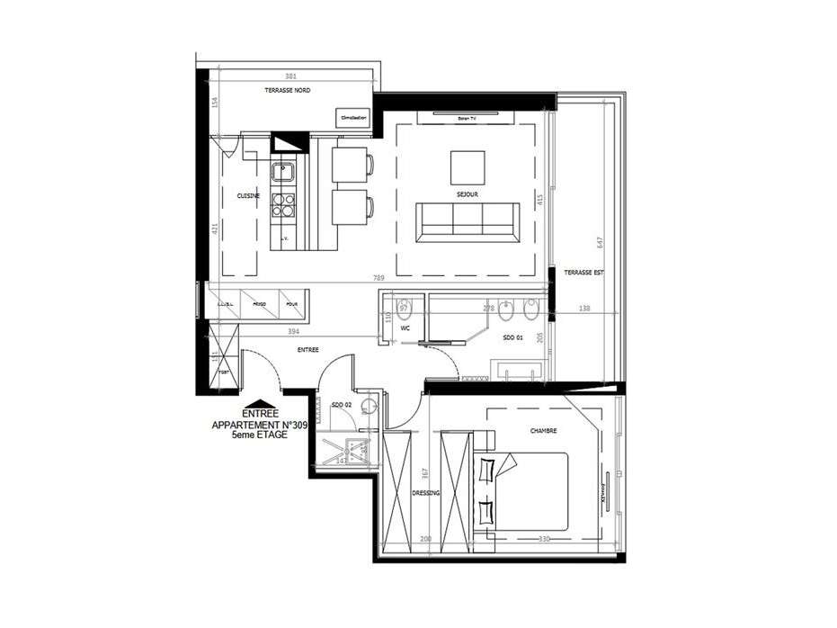 Appartement Orthez