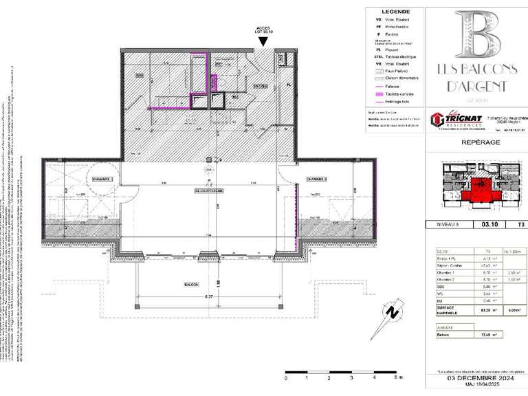 Appartement Oz - 83m²