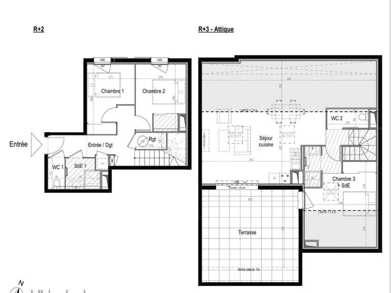 Appartement Palavas-les-Flots - 3 chambres - 77m²