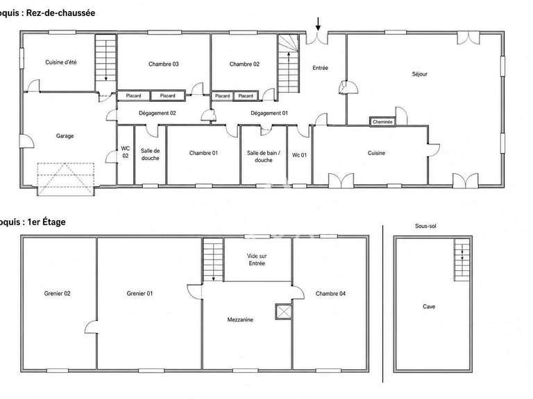 Maison Pannes - 4 chambres
