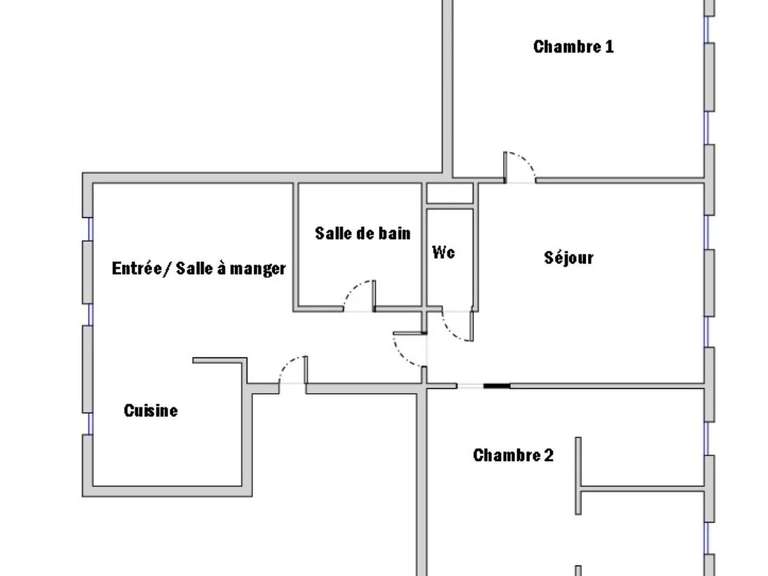 Appartement Paris 10e - 2 chambres - 87m²