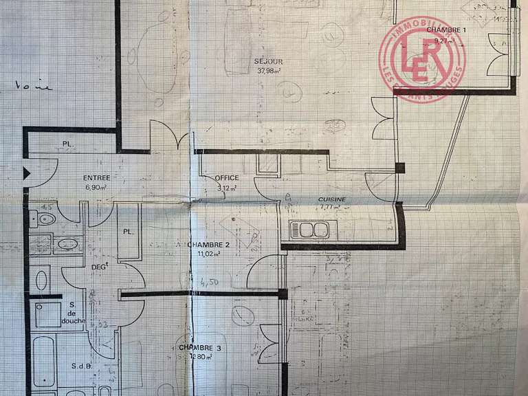 Appartement Paris 11e - 3 chambres - 103m²