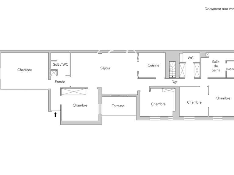 Appartement Paris 11e - 5 chambres - 138m²