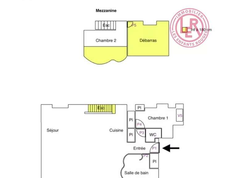 Appartement Paris 11e - 2 chambres - 104m²