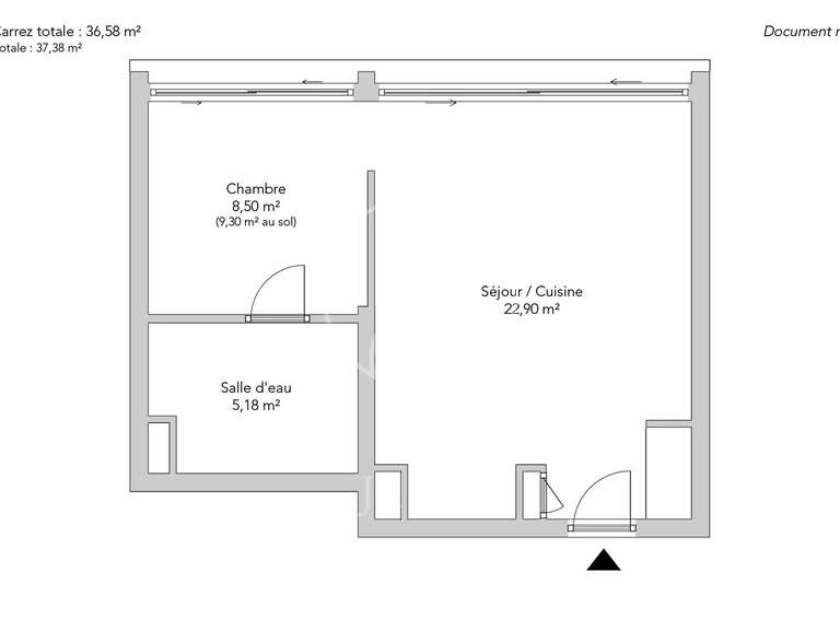 Apartment Paris 14e - 1 bedroom - 37m²