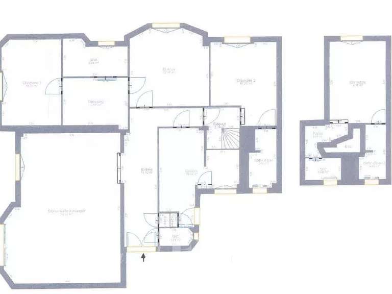 Appartement Paris 14e - 3 chambres - 123m²