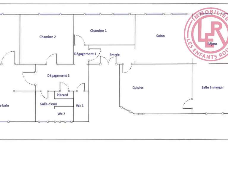 Appartement Paris 14e - 3 chambres - 166m²