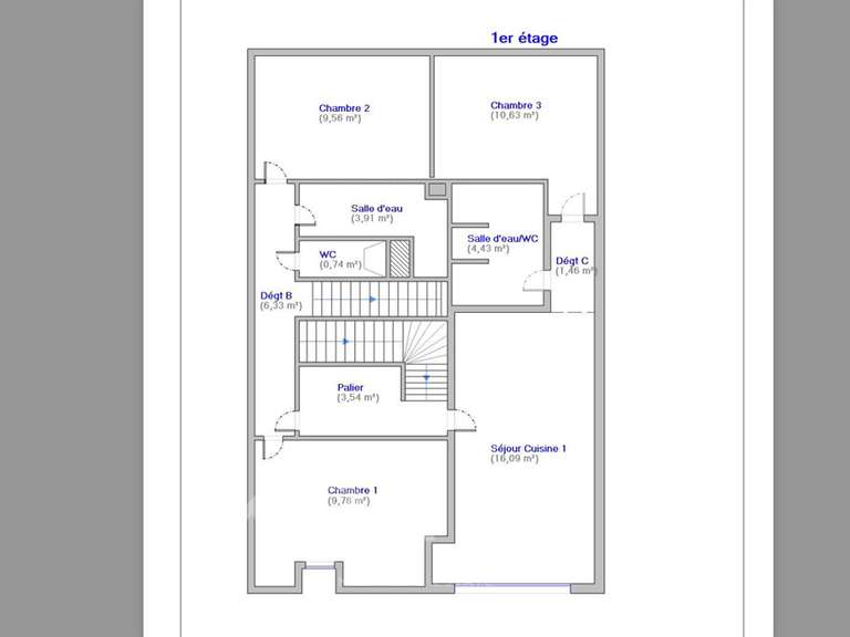 Maison Paris 14e - 4 chambres - 206m²