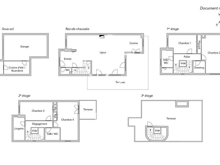 Maison Paris 14e - 4 chambres - 434m²