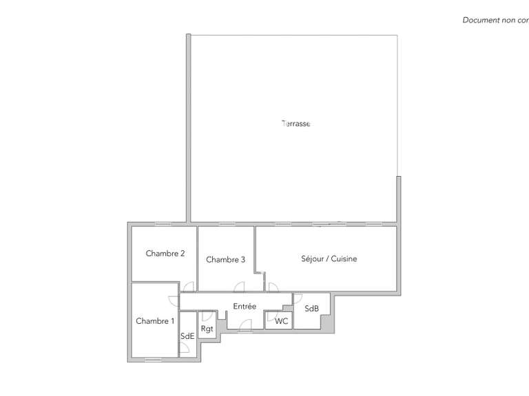 Apartment Paris 15e - 3 bedrooms - 77m²