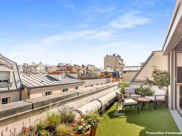 Appartement Paris 15e - 3 chambres - 85m²