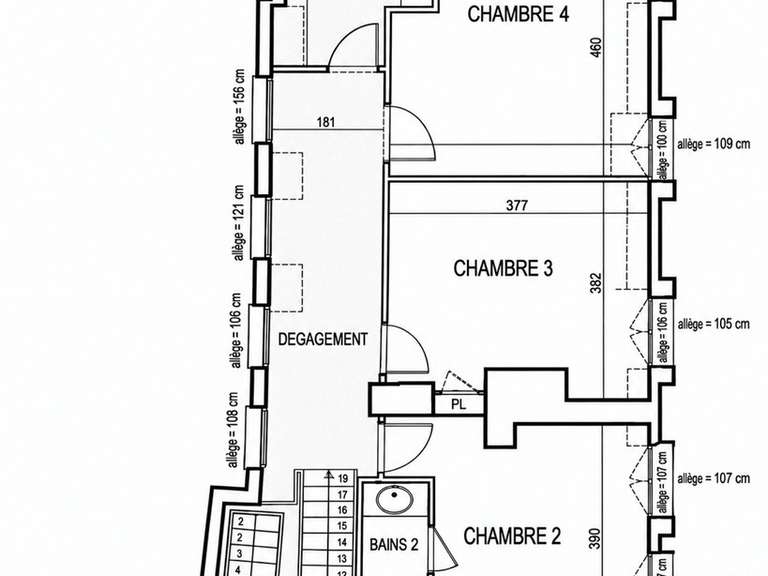 Appartement Paris 15e - 4 chambres - 180m²