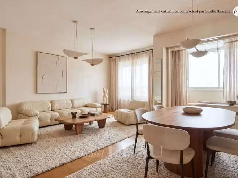 Appartement Paris 15e - 2 chambres - 90m²