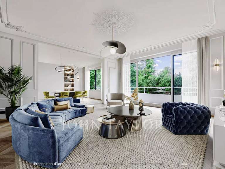 Appartement Paris 16e - 3 chambres - 163m²