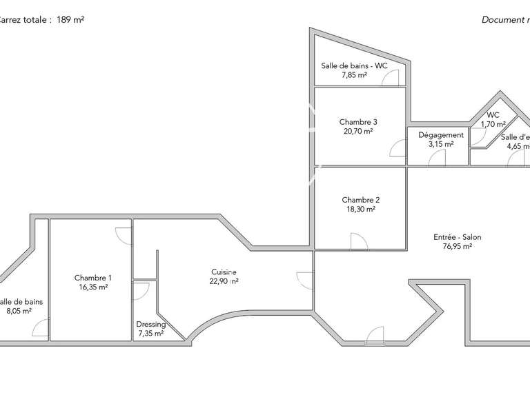 Apartment Paris 16e - 3 bedrooms - 189m²