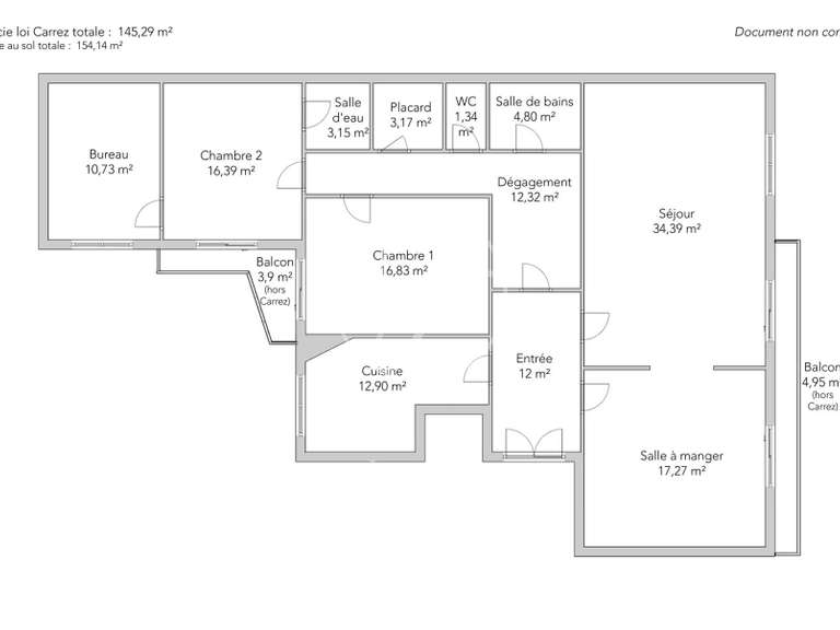 Apartment Paris 16e - 3 bedrooms - 154m²