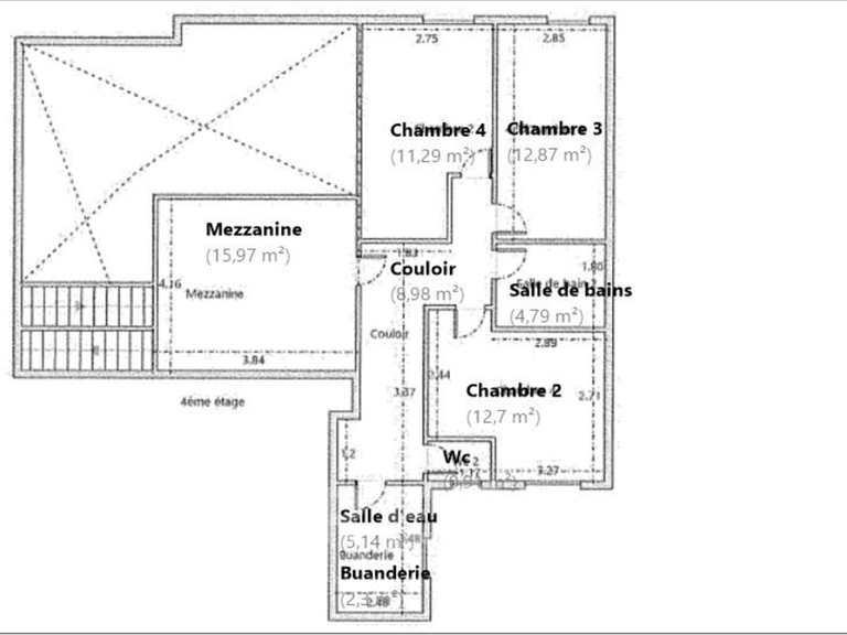 Appartement Paris 16e - 5 chambres - 221m²