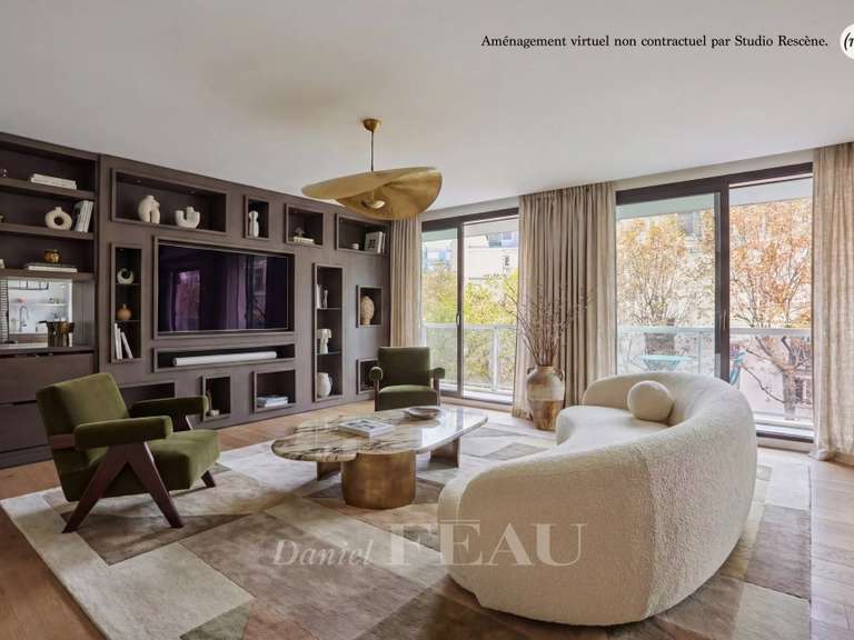 Appartement Paris 16e - 3 chambres - 191m²
