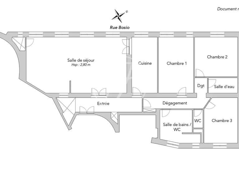 Appartement Paris 16e - 3 chambres - 120m²