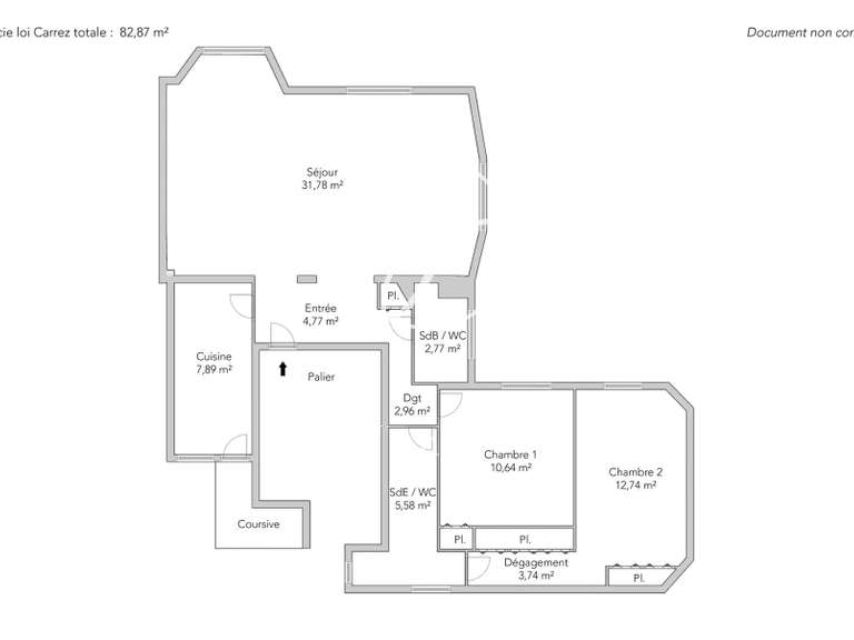 Apartment Paris 16e - 2 bedrooms - 83m²