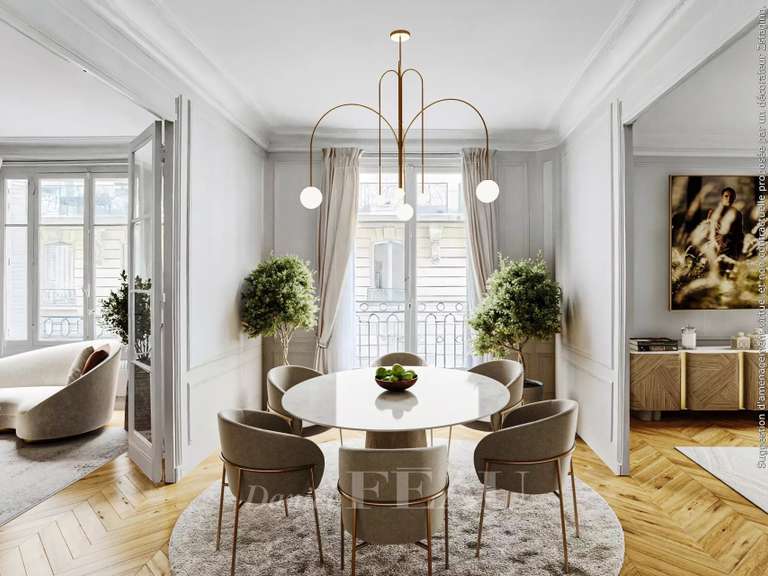 Appartement Paris 16e - 4 chambres - 171m²