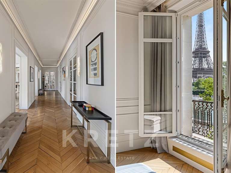 Appartement Paris 16e - 4 chambres - 245m²