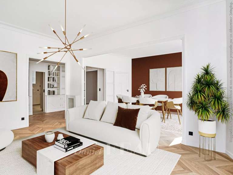 Appartement Paris 16e - 2 chambres - 131m²