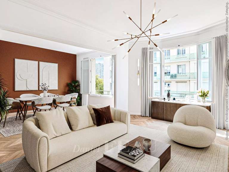 Appartement Paris 16e - 2 chambres - 131m²