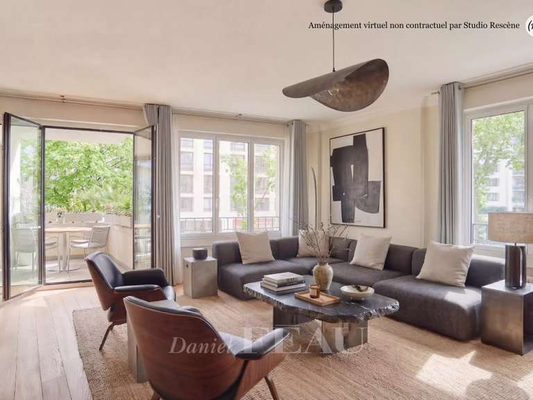 Appartement Paris 16e - 3 chambres - 164m²