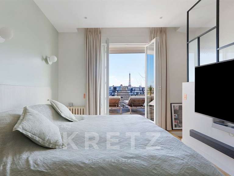 Appartement Paris 16e - 2 chambres - 100m²