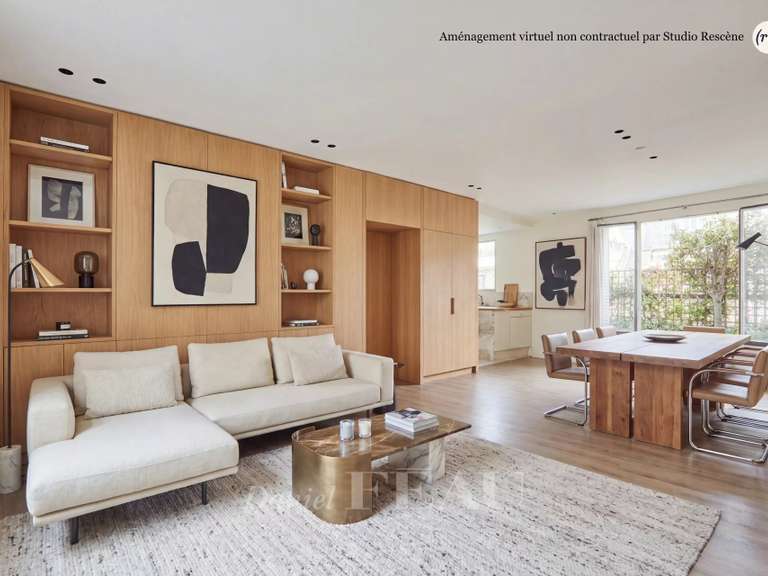 Appartement Paris 16e - 1 chambre - 73m²